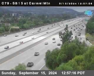 NB 15 at Carmel Mountain Rd.