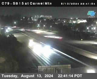 NB 15 at Carmel Mountain Rd.