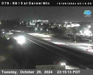 NB 15 at Carmel Mountain Rd.