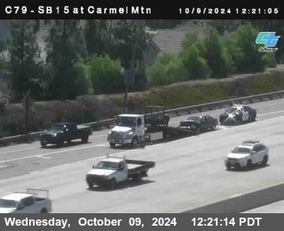 NB 15 at Carmel Mountain Rd.