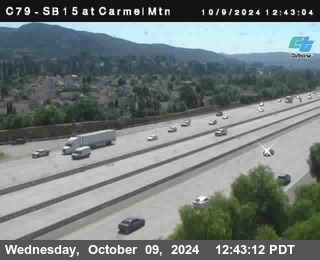 NB 15 at Carmel Mountain Rd.