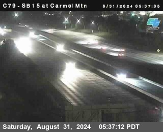 NB 15 at Carmel Mountain Rd.