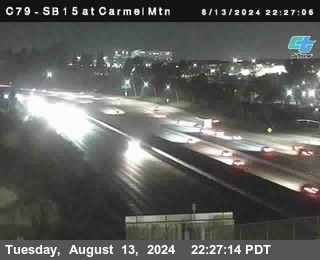 NB 15 at Carmel Mountain Rd.