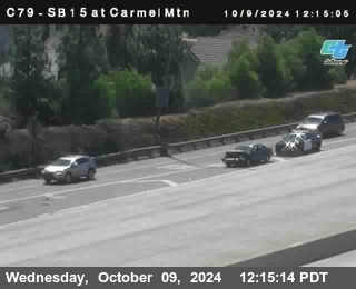 NB 15 at Carmel Mountain Rd.