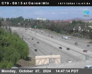 NB 15 at Carmel Mountain Rd.