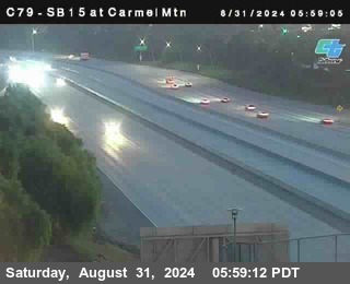 NB 15 at Carmel Mountain Rd.