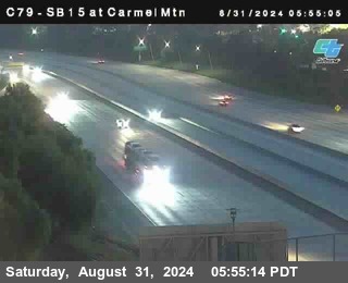 NB 15 at Carmel Mountain Rd.