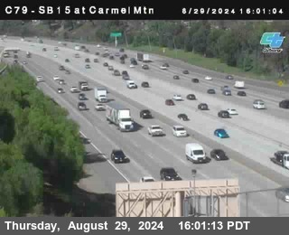 NB 15 at Carmel Mountain Rd.