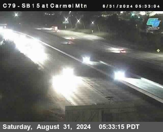 NB 15 at Carmel Mountain Rd.