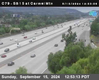 NB 15 at Carmel Mountain Rd.