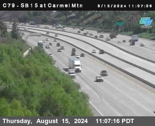 NB 15 at Carmel Mountain Rd.