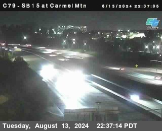 NB 15 at Carmel Mountain Rd.