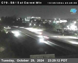 NB 15 at Carmel Mountain Rd.