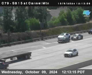 NB 15 at Carmel Mountain Rd.