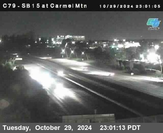 NB 15 at Carmel Mountain Rd.