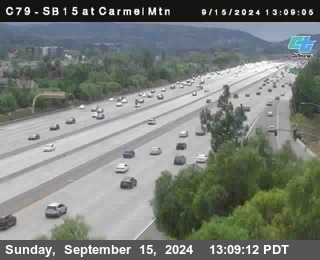 NB 15 at Carmel Mountain Rd.