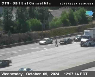 NB 15 at Carmel Mountain Rd.