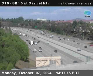 NB 15 at Carmel Mountain Rd.