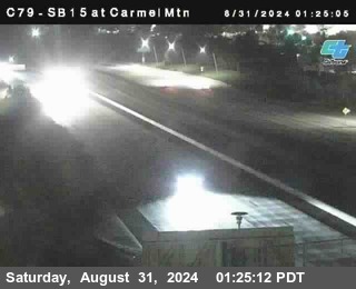 NB 15 at Carmel Mountain Rd.