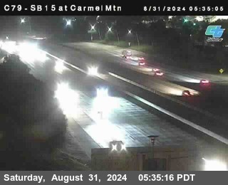 NB 15 at Carmel Mountain Rd.