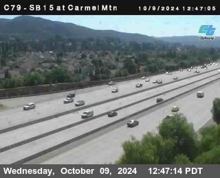 NB 15 at Carmel Mountain Rd.