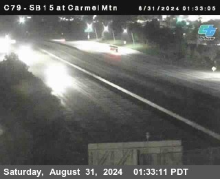 NB 15 at Carmel Mountain Rd.