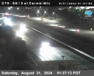 NB 15 at Carmel Mountain Rd.