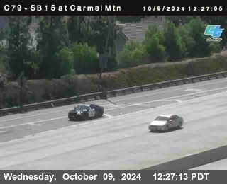 NB 15 at Carmel Mountain Rd.