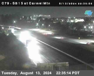 NB 15 at Carmel Mountain Rd.