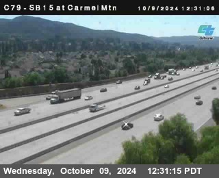 NB 15 at Carmel Mountain Rd.