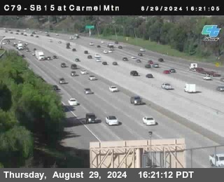 NB 15 at Carmel Mountain Rd.