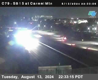 NB 15 at Carmel Mountain Rd.