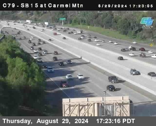 NB 15 at Carmel Mountain Rd.