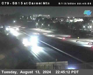 NB 15 at Carmel Mountain Rd.