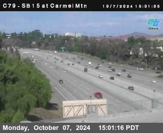 NB 15 at Carmel Mountain Rd.