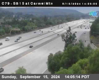 NB 15 at Carmel Mountain Rd.