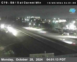 NB 15 at Carmel Mountain Rd.