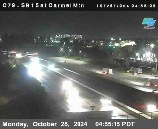 NB 15 at Carmel Mountain Rd.