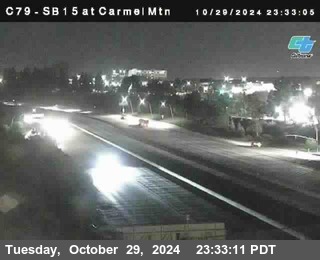 NB 15 at Carmel Mountain Rd.