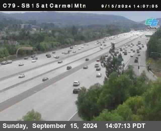 NB 15 at Carmel Mountain Rd.