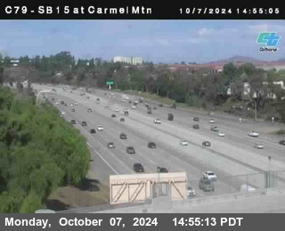 NB 15 at Carmel Mountain Rd.