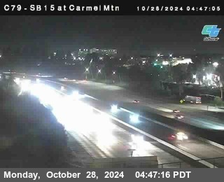 NB 15 at Carmel Mountain Rd.