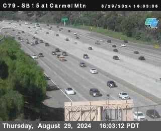 NB 15 at Carmel Mountain Rd.