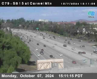 NB 15 at Carmel Mountain Rd.