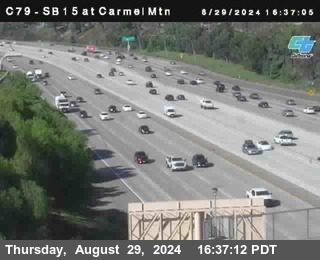 NB 15 at Carmel Mountain Rd.