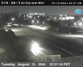 NB 15 at Carmel Mountain Rd.