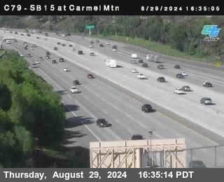 NB 15 at Carmel Mountain Rd.