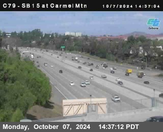 NB 15 at Carmel Mountain Rd.