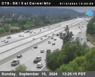 NB 15 at Carmel Mountain Rd.