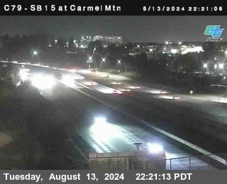 NB 15 at Carmel Mountain Rd.